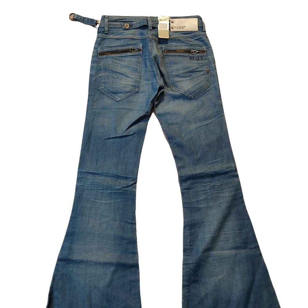 G-Star Raw SE District Super Bell Maver Denim 3D Vintage Blue Jeans Sz 26 NWT - Picture 7 of 15